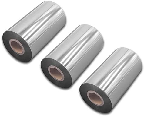 vhbw 3x wischfest Thermotransfer-Band schwarz 110mm 300m kompatibel mit Drucker Etikettendrucker Godex EZPI 1300, G500, G530, RT700, RT730