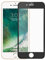 MOTIVE LIFE Protecteur D'écran Ultra Clair pour iPhone 7,Bord Fibre de Carbone Souple 3D, 9H Film de Protection en Verre Trempé pour iPhone 7 Noir