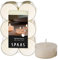 Spaas 12 Maxi Duftenden Clearlights, Teelichter mit durchsichtigem Halter, ± 8 Stunden-Spiritual Jasmin, Paraffinwachs, Weiß, D 56 mm x H 21 mm