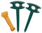 Windhager Garten- und Pflanzenrichtschnur Set, Pflanzleine, Pflanzschnur, Setzhilfe, Richtschnur Garten, 15m, Grün