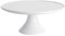 Angoily White Cake Stand 8.84 Inch Porcelain Cake Stand Pedestal Pastry Serving Tray Cupcake Dessert Display for Wedding Anniversary Birthday Party