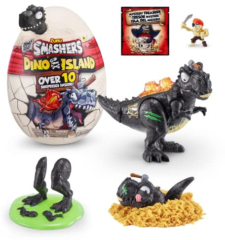 Smashers Dino Island Nano Ei mit Dinosaurier T-Rex und über 10 Überraschungen!