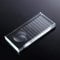 2-In-1 Eyelash Extension Crystal Pallet, Glass False Lashes Stand Tray, Strip Tile Holder For Lashes Adhesive Glue, Nail Art Painting Color Toning Glass Board (1Pcs)
