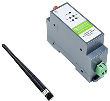 Waveshare RS485 to WiFi/Ethernet,Ethernet to WiFi Converter Module,Rail-Mount RS485 Serial Server, Modbus MQTT Gateway,300~460800 BPS Baudrate,Support TCP/UDP/ARP/ICMP/DHCP/DNS/HTTP/MQTT