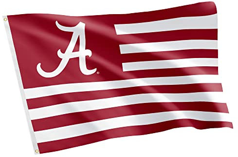 Desert Cactus University of Alabama Flagge Crimson Tide Bama UA 100% Polyester Indoor Outdoor 91 x 152 cm (Nation)