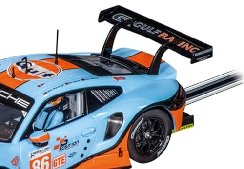 Carrera DIGITAL 124 85628 Spare Parts for Porsche 911 RSR Gulf Racing, Mike Wainwright, No.86, Silverstone 2018
