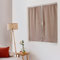 ED ENJOY HOME Tenda oscurante con passante, passamontagna, beige naturale, 60 x 120 cm, 100% poliestere, tessuto certificato Oeko-TEX, collezione liquirizia