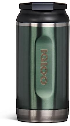 Igloo, 12 OZ Stainless Steel, Tumbler, Flip ‘n’ Sip, Spruce