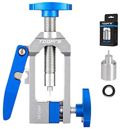 TOOPRE Bike Hydraulic Disc Brake Oil Needle Tools T Insert Hose Driver Press Insertion Tool Install P4A4 Connector Olive
