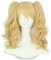Karlery Frauen Lange Pferdeschwanz Blonde Perücke Lolita Clip In Dicke Kralle Kordelzug Halloween Kostüm Pigtail Perücke Anime Cosplay Perücke