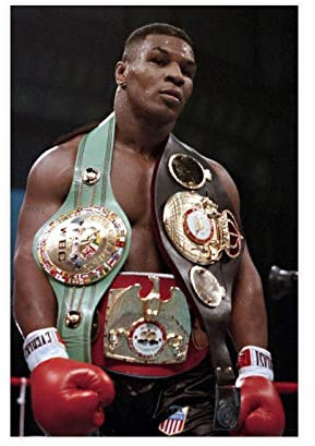 Mike Tyson Leinwand-Poster, Schlafzimmer, Dekoration, Sport, Landschaft, Büro, Raumdekoration, Geschenk, ungerahmt, 30 x 45 cm