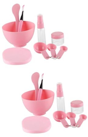 POPETPOP Outils 18 Pièces Cuillère Pour Masque Facial Brosse Et Bol Pour Masque Facial Outil De Mélange De Maquillage Bol De Mélange Pour Masque Facial Ensemble De Maquillage Gadgets De