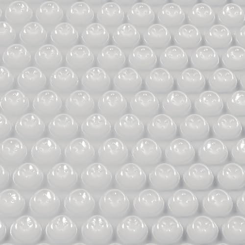 VINGLI 12Mil Solar Pool Cover 12x24FT Rectangle Solar Blanket for Inground Pool and Above-Ground Swimming Pool, Clear (12' x 24')