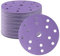 100 PCS 150mm Sanding Discs 80 Grit Ceramic 6 inch Sanding Discs Hook & Loop Sanding Pads Professional Orbital Sander Discs for Car Wood Metal Steel Sanding/Polishing