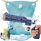 Water Gun for Kid,Wasserpistole,Elektrische Wasserpistole für Kinder und Erwachsene – Wasserpistole, 9 m Lange Reichweite, automatische Wasserpistole, große Kapazität, Sommerspielzeug