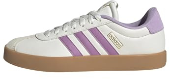 adidas Damen VL Court 3.0 Shoes, core White/preloved Purple/Powder Plum, 41 1/3 EU