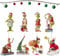 8PCS Grinch Christmas Ornament Decorations, Christmas Tree Decorations Grinch Hanging Ornament Decorative Xmas Decor Ornaments