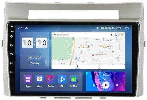 Autoradio touchscreen Android 12 per Toyota Verso 2004-2009 Navigazione satellitare GPS 9'' Lettore multimediale touchscreen Ricevitore FM BT con 4G 5G Wifi SWC DSP Mirror Link Carplay M150S 4 core 2
