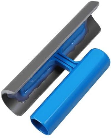 Generic Truelle à ciment à bord incurvé pour béton - Truelle de brique - Outil à main - Brosse à ciment incurvée - Truelle de maçonnerie - Outils de ciment ABS - Bleu
