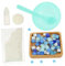 Housoutil 1 Juego Posavasos Equipo para pequeño Juguetes Estera de la Taza Suministros de Bricolaje decoración de la Estera de la Taza de Bricolaje Esponja