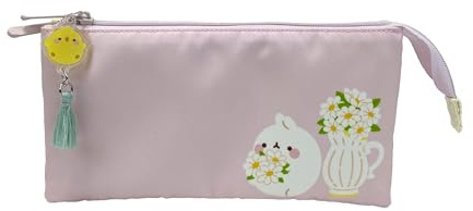 CyP Brands-Molang, Federmäppchen, Federmäppchen, Schulbedarf, Blossom, Pink, Offizielles Produkt