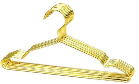 Nudiuhis 25Cm Pet Apparel Hangers Small Metal Clothes Hanger for Dog Cat Puppet Doll Pet Store Clothes Support Mini Hanger