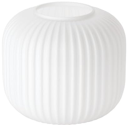 ORION LIGHTSTYLE Verre de lampe coloré de rechange pour lampe de table, lampe de plafond Ø20cm H18cm, opale mat