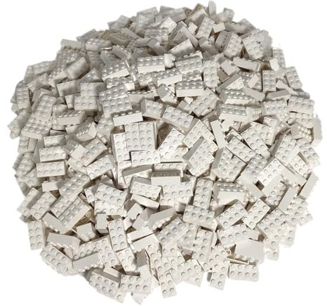 Lego® Classic Basic City 3001 2x4 Steine in Weiss - 50 Stück - Perfekt für Kreative Bauvorhaben und Lego® Projekte
