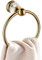 WINCASE Handtuchhalter für Badezimmer Gold Kristall Handtuchring Rund Handtuchhalter Wandmontage Dekorative Kristall