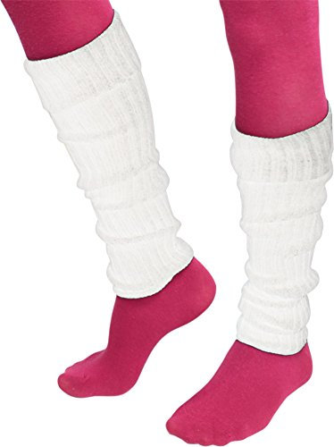 1, 2 oder 3 Paar Damen Stulpen für Hand und Fuß | Pulswärmer Legwarmers Beinstulpen Farbe Weiß Größe 1 Paar