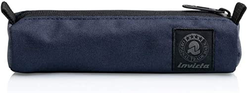 INVICTA Federmäppchen, Mäppchen, Federtasche für Schreibwaren, Mädchen&Jungen, Schule und Gymnasium, Teenager, dunkelblau, URBAN