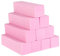 SUSSURRO 10 Stück Buffer Schleifblöcke, Buffer für Nägel, Nagelfeile Block, Schleifblöcke Polierblöcke Für Nageldesign, Nagelpolierblock Polierflächen Nagelfeile Block, Körnung 120(Rosa)