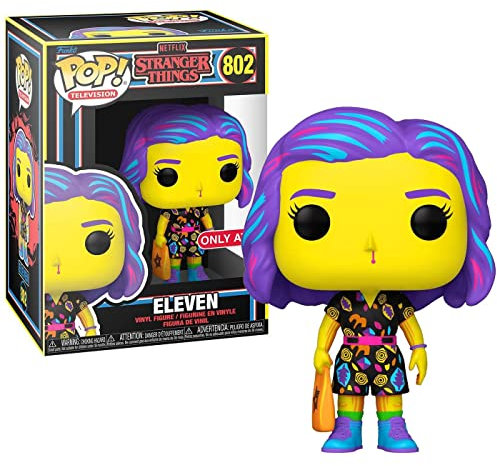 Funko Stranger Things Eleven Black Light GITD Glow in The Dark Special Edition POP Television #802 Vinyl Figure