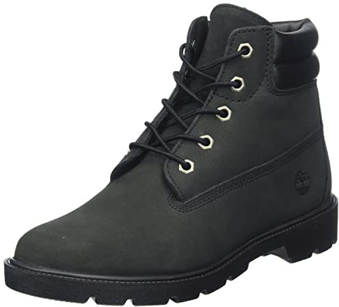 Timberland 6 inch WR Basic (Junior), Stivale alla Caviglia, Black, 36 EU