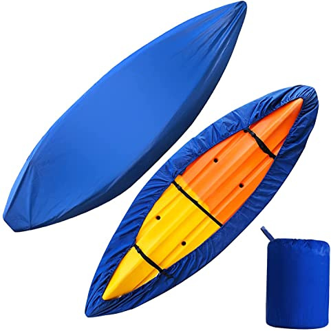Schleuder Universal Kajak Abdeckung,UV-Schutz Kajak-Kanu-Abdeckung wasserdichte, Staubschutzschild für Kanu-Boot,420D Oxford