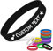 Personalisierte Silikonarmbänder Individuell gravierte Gummiarmbänder Personalisierte Armbänder mit Text für Veranstaltungen, Geschenke, Bewusstsein, Party