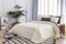 Todocama Fine Boutique Tagesdecke mit Rautenmuster, für Frühling, Sommer, Herbst und Winter, 100% extra weiche Mikrofaser, Mehrzweck-Bettdecke, 105-200 x 260 cm, Beige