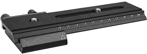 riel, primer plano macro de enfoque largo Riel deslizante de placa de liberación rápida para cámaras DSLR