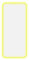 ZUJO Premium Luminous Glowing Tempered Glass Full Screen Protector Compatible with iPhone 12 / iPhone 12 Pro, 3D Fluorescent Glow-in-Dark Silicone Edge - Yellow