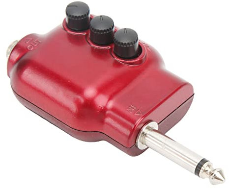 Changor Acoustic Guitar Pre Amplifier, Portable Pocket Guitar Headphone Amp Multi-Effects Amplifier for Musical Instrument