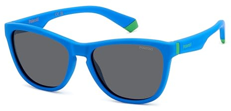 POLAROID KIDS Kinder Brille PLD 8056/S Größe 49-14 mm Matte Blau polarisiert
