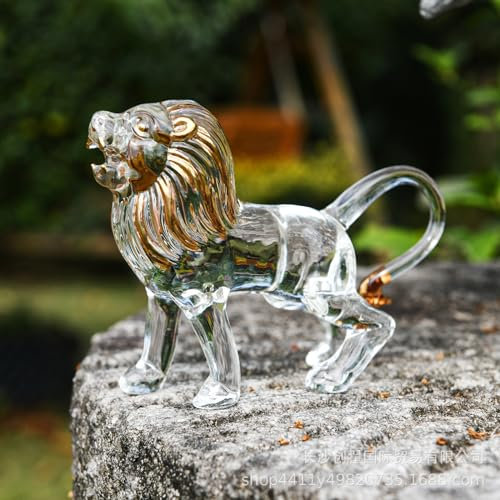 Besot Kristallglas-Pferd-Figur, Kollektion, Pferd, Tier, Briefbeschwerer, Tischdekoration, Kindergeburtstag, Heimdekoration, Hochzeitsdekoration (Lion)