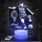 Lampephoto.fr Nachttischlampe - Touch-Nachtlicht L Messi Fußballspieler 3D-LED-Lampe Illusion, Geschenkidee Weihnachten Geburtstag Junge und Mädchen Nachttischlampe Kinder- oder Erwachsenenzimmer TOP