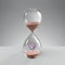 Mascagni CASA Clessidra in Vetro con Cuore Rosa 20cm