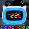 Réveil numérique pour enfants - Réveil avec lumière - Réveil pour enfants - Réveil avec fonction snooze avec veilleuse - 18 sonneries - Double alarme - Modes snooze - 12/24 heures