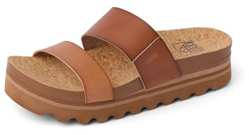 Reef Cushion Vista Hi Damen-Sandalen, Espresso Duo, 40