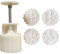 75g DIY 3D Mooncake Moulds Chinese Word Pattern Mooncake Molds Press Safe Moon Cake Moulds for Mid-Autumn Festival Pastry Tools Set
