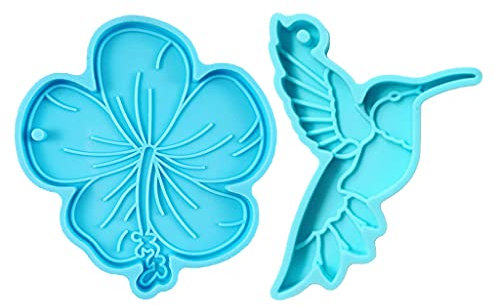 Silikonform für Kolibri zum Selbermachen, Schmuckherstellung, Epoxidharz, Basteln, Behang, Kolibri, Silikonmaterial, Schlüsselanhänger, Silikon-Anhängerformen für Epoxidharz, Silikonanhänger, Formen