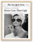 iHery Wandkunst, Motiv Audrey Hepburn aus natürlichem Eichenholz, trendig, gerahmt, 30,5 x 40,6 cm, Vintage-Schlagzeile auf Leinwand, Schlafzimmer, Wanddekoration, besser spät als hässlich, 1 Stück,
