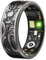 Smart Ring Android IOS Smartringe für Herren Damen Schwarz Smartring Fitness Ring Tracker Schlaftracker Pulsmesser Schrittzähler Fitnessring Herzfrequenz Sport Fitnesstracker